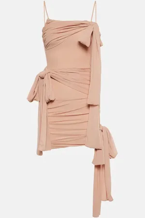 BLUMARINE Ruched jersey minidress