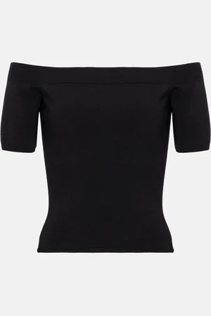 Alexander McQueen Off-shoulder top