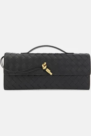 Bottega Veneta Andiamo Intrecciato leather clutch