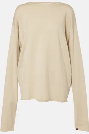 EXTREME CASHMERE NÂ°347 Aries cotton and cashmere top