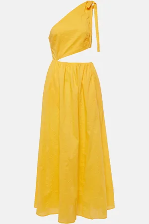 Marysia Alberobello cutout cotton midi dress