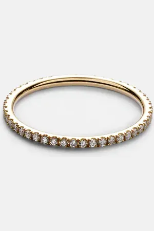 Ileana Makri Thread Band 18kt ring with diamonds