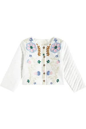 Louise Misha Orisha embroidered cotton voile jacket