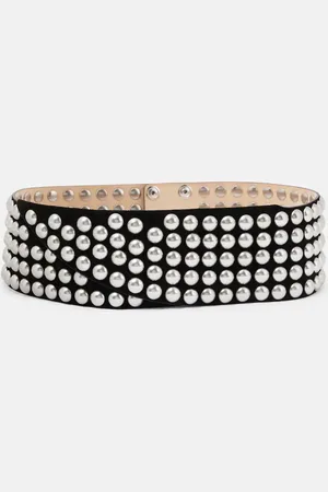 Isabel Marant Lona studded suede belt
