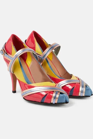 Maison Margiela Tabi embellished leather pumps