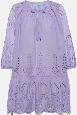 Melissa Odabash Ashley embroidered cotton kaftan