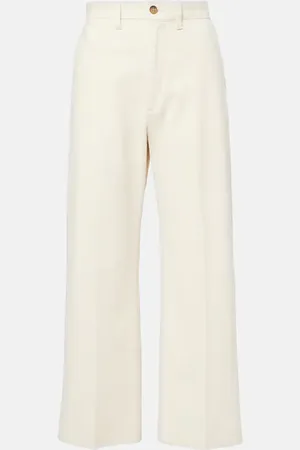 Ralph Lauren Cotton-blend cropped chinos