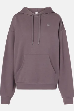 alo Accolade cotton-blend hoodie