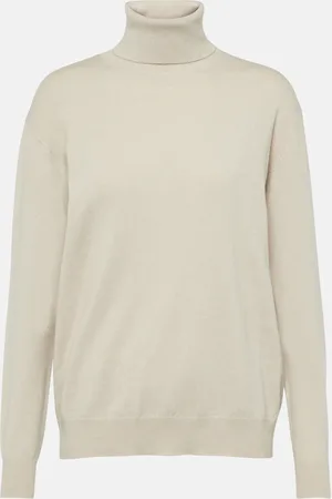 Brunello Cucinelli Ribbed-knit cashmere turtleneck top