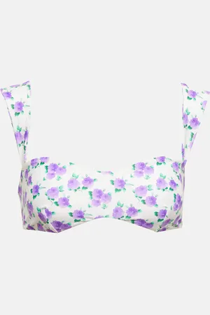 MAGDA BUTRYM Floral bikini top