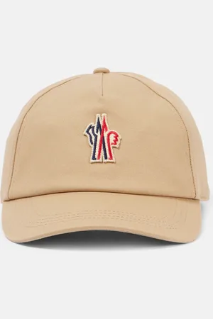Moncler Logo cotton gabardine baseball cap