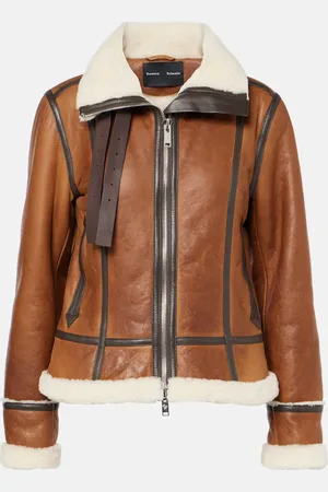 Proenza Schouler Arlo shearling-lined leather jacket