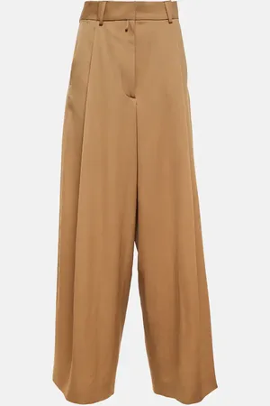 DRIES VAN NOTEN Wide-leg wool pants