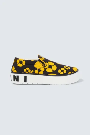 Marni X Carhartt floral slip-on sneakers