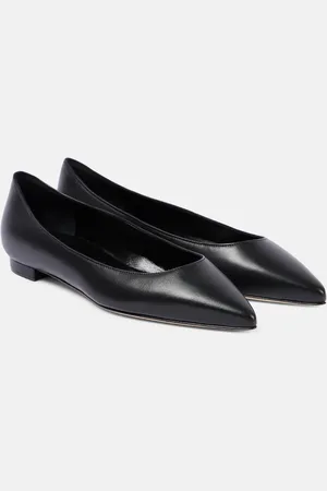 Manolo Blahnik Kietta leather ballet flats
