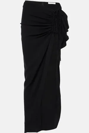 CHRISTOPHER ESBER Ruched jersey maxi skirt