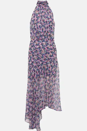 VERONICA BEARD Leia printed silk midi dress
