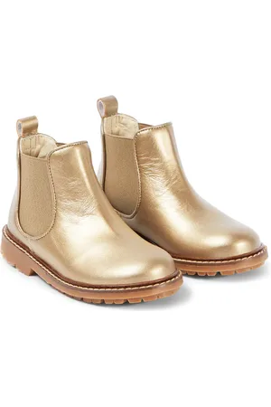BONPOINT Mathis metallic leather boots