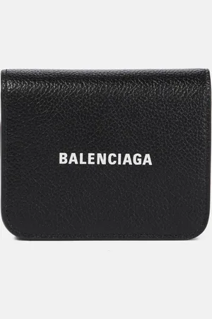Balenciaga Cash leather card holder
