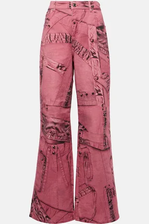 BLUMARINE Wide-leg jeans