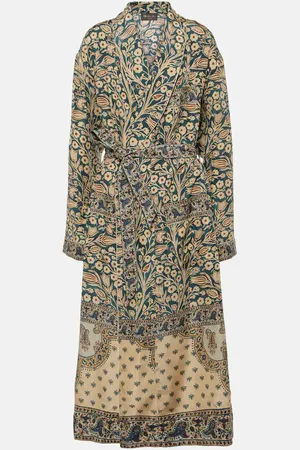 Loro Piana Landry printed silk coat