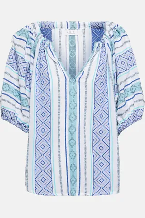 Velvet Kimmy printed cotton top