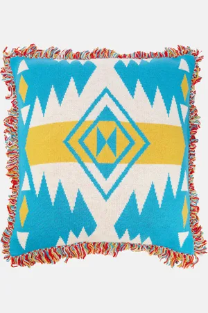 Alanui Icon jacquard wool cushion