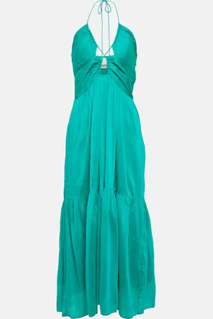 Isabel Marant Birona cotton and silk midi dress