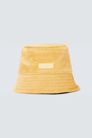 Jacquemus Le Bob Sperone calf hair bucket hat