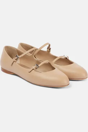 Max Mara Circus leather ballet flats