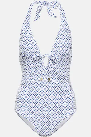 Heidi Klein Embellished printed swimsuit