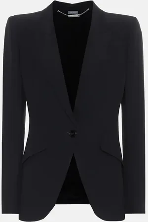 Alexander McQueen CrÃªpe blazer
