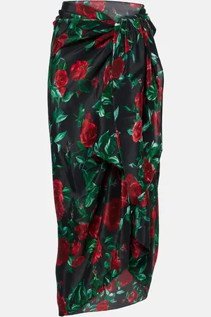 ALEXANDRA MIRO Maya floral beach cover-up