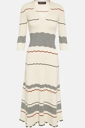 Proenza Schouler Striped midi dress