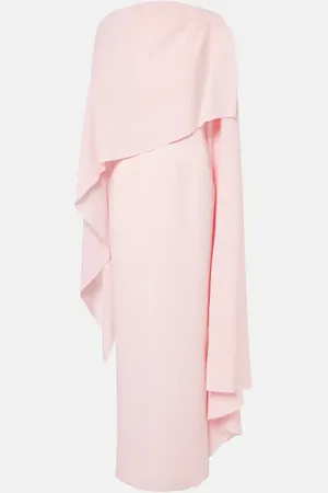 Roksanda Demetria caped crÃªpe maxi dress