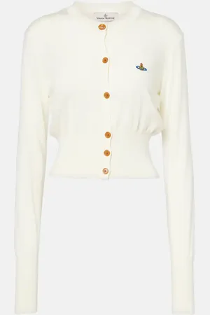 Vivienne Westwood Bea cropped wool and silk cardigan