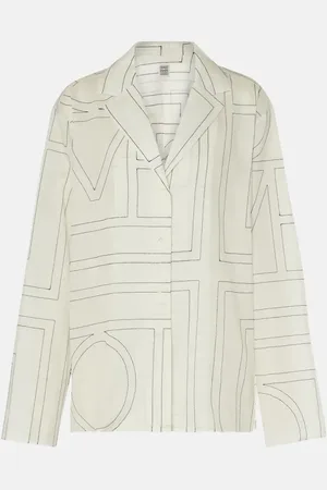 Totême Monogram cotton-blend shirt