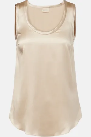 Brunello Cucinelli Silk-blend blouse