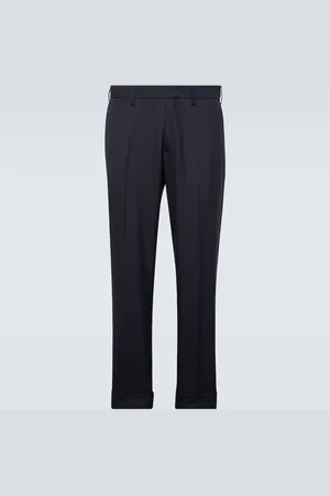 DRIES VAN NOTEN Wool straight pants