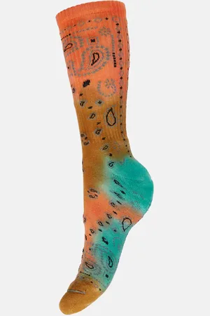 Alanui Bandana cotton-blend socks