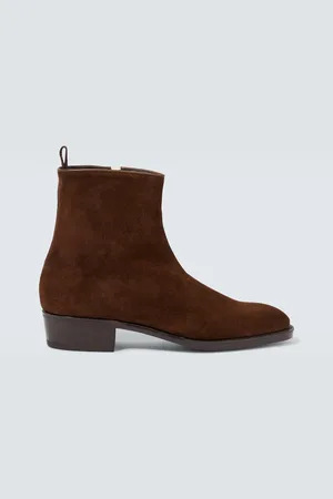 JOHN LOBB Freddi suede ankle boots