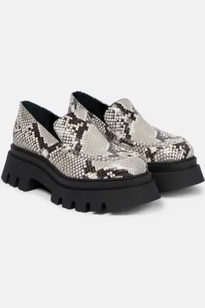 Dorothee Schumacher Printed leather platform loafers