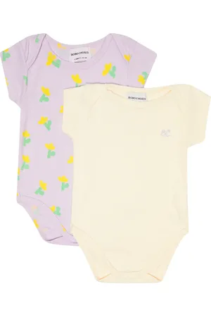 Bobo Choses Baby Sea Flower set of 2 onesies