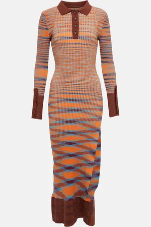 Jacquemus La Robe Zucca cotton-blend midi dress