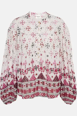 Marant Etoile Salika printed cotton blouse