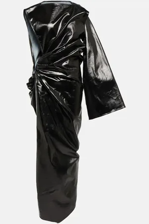 Rick Owens Asymmetrical denim gown