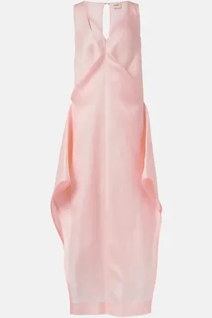 Khaite Kenith silk maxi dress