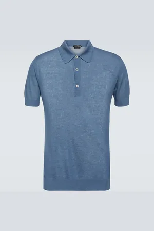 Tom Ford Cotton and silk polo shirt