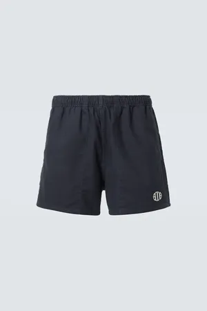 BODE Logo cotton twill shorts