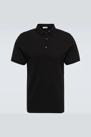 VALENTINO Rockstud cotton polo shirt